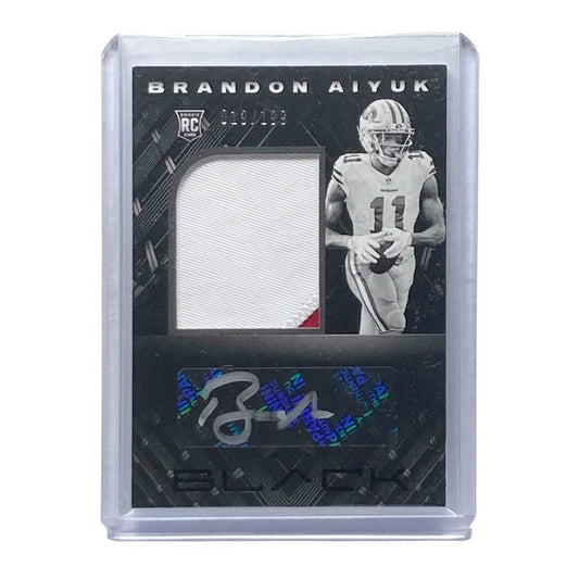 PANINI NFLカード BLACK BRANDON AIYUK 49ERS 019/199 #223 中古 IT2