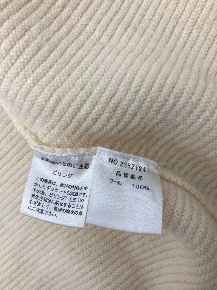 Harrods WHITE LABEL ハロッズ ホワイトレーベル ウール ニットカーディガン 中古 D4