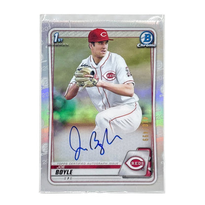 TOPPS MLBカード BOWMAN CHROME 1ST JOE BOYLE CINCINNATI REDS /499 #CDA-JBO 中古 IT1