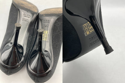 GUCCI グッチ オリジナルGG ホースビット ポインテッドトゥ パンプス 138530 サイズ35 1/2 中古 D4