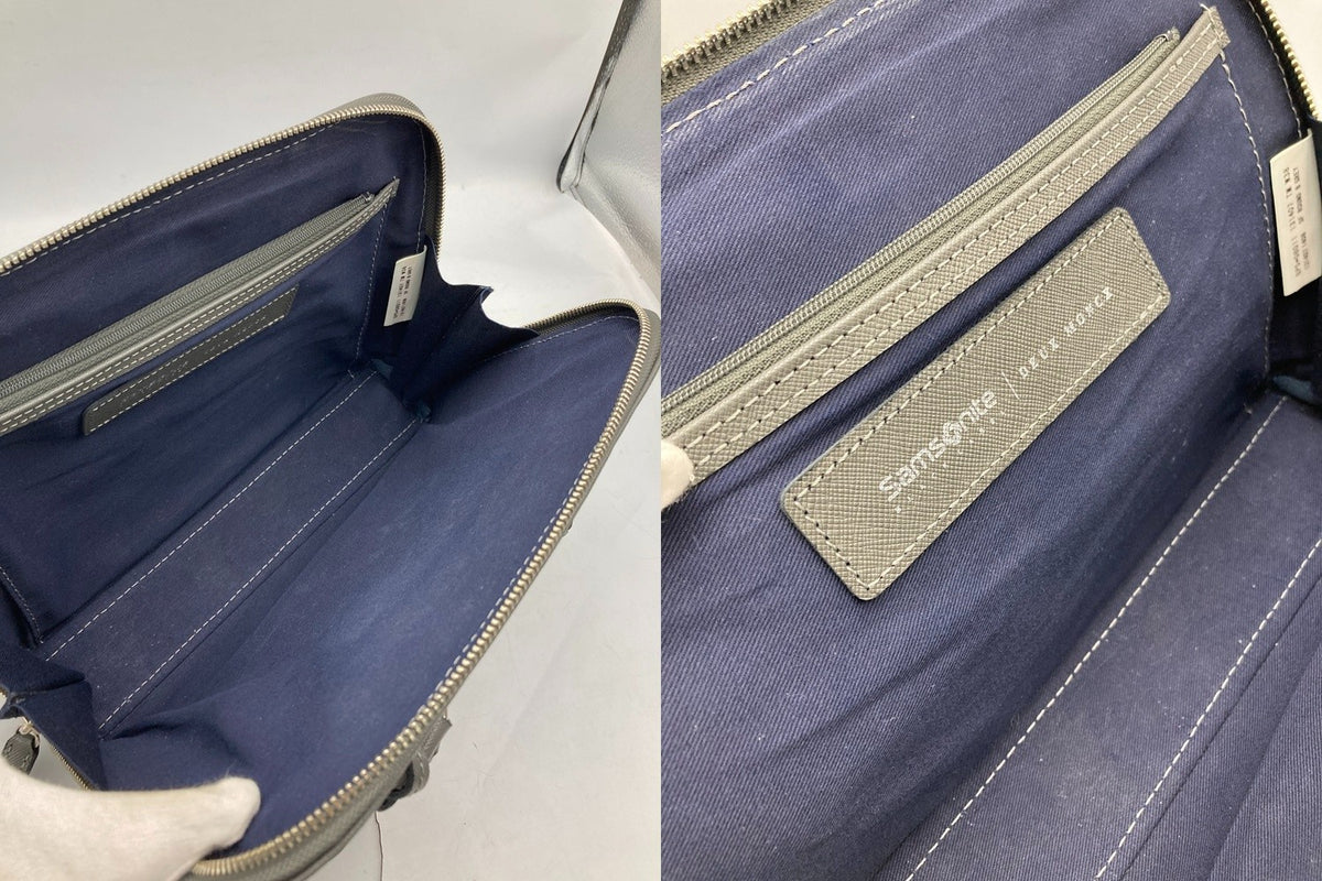 サムソナイト ブラックレーベル DEUX MONCX デュモンクス ハンドバッグ 中古 D4