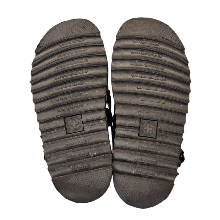 Dr.Martens ドクターマーチン TERRY サンダル レディース レザー 3ストラップ ブラック UK4 約23cm 中古 T1