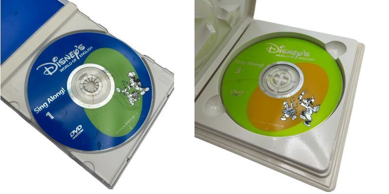 ジャンク・訳あり ディズニー ワールドファミリー 英語 教材 CD DVD ミッキー 子供 キッズ 学習 中古 W４