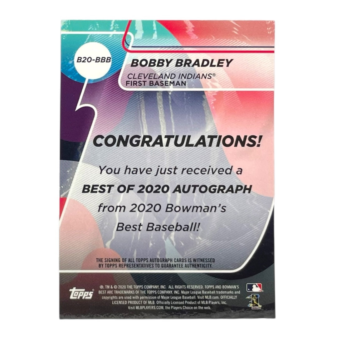 TOPPS MLBカード BOWMAN'S BEST BOBBY BRADLEY CLEVELAND INDIANS /99 #B20-BBB 中古 IT2