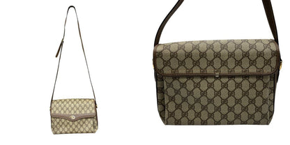 GUCCI グッチ ショルダーバッグ オールド GG柄 ブラウン 001 115 6165 鞄 レディース ブランド お出かけ 中古 W４