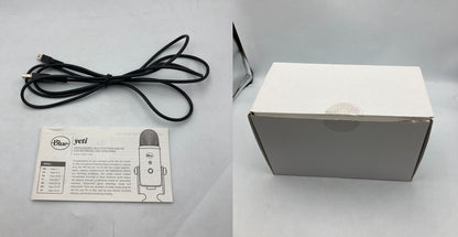 Blue yeti マルチパターン USBマイクロフォン コンデンサーマイク A00121 中古 D4