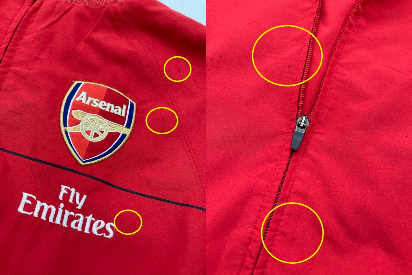 NIKE ナイキ アーセナル エミレーツ トラックジャケット サイズM 中古 D4