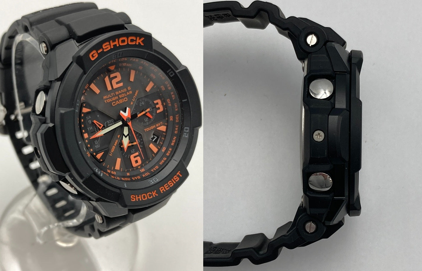 [カシオ]CASIO 腕時計 G-SHOCK ジーショック GRAVITYMASTER スカイコックピット 電波ソーラー GW-3000B-1AJF 中古 D4