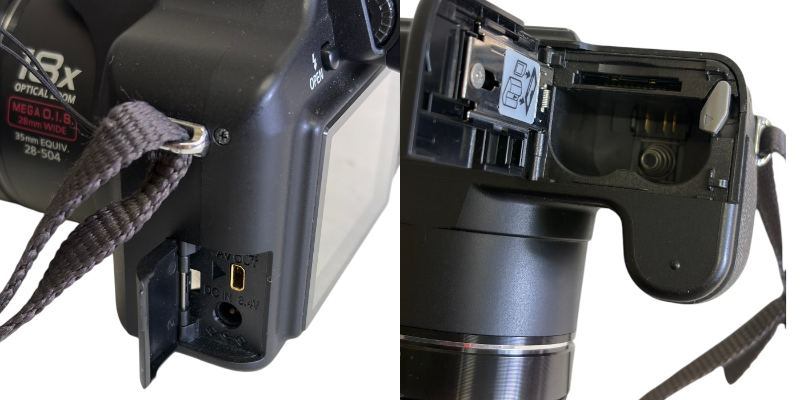 Panasonic パナソニック デジタルカメラ LUMIX ルミックス シルバー DMC-FZ18 カメラ 写真 撮影 動画 SDカード対応 中古 W1