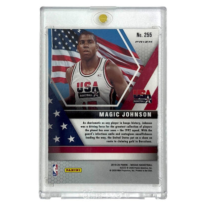 PANINI NBAカード MOSAIC PRIZM MAGIC JOHNSON USA #255 中古 IT1