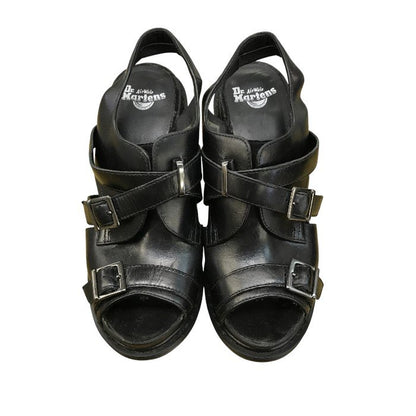 Dr.Martens ドクターマーチン ADITA サンダル レディース レザー ブラック UK3 22cm 中古 N1