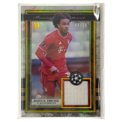 TOPPS サッカーカード MUSEUM COLLECTION JOSHUA ZIRKZEE BAYERN MUNCHEN 49/50 #MMR-JZ 中古 IT1