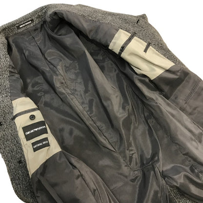 EMPORIO ARMANI エンポリオアルマーニ チェスターコート メンズ 19AW SARTORIAL DECO ウール/アルパカ混 グレー 44サイズ 41LSE0 41901 中古 T1