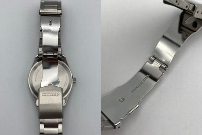 [Citizen] シチズンコレクション  腕時計 光発電エコ・ドライブ 電波時計  AS1080-65A 中古 D4