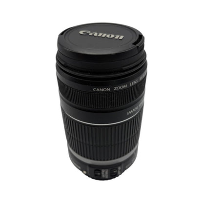 ジャンク品 Canon キヤノン 望遠ズームレンズ EF-S 55-250mm 1:4-5.6 IS カメラ用品 ズーム 撮影 カメラ用品 ズーム 撮影 中古 W４