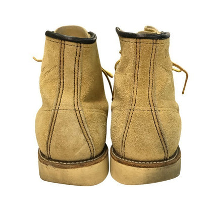 RED WING x A BATHING APE レッドウィング エイプ ワークブーツ メンズ スウェード スエード アイリッシュセッター ベージュ 9.5(約27.5cm) 中古 T1