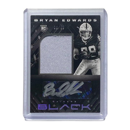 PANINI NFLカード BLACK BRYAN EDWARDS RAIDERS 08/99 #233 中古 IT2