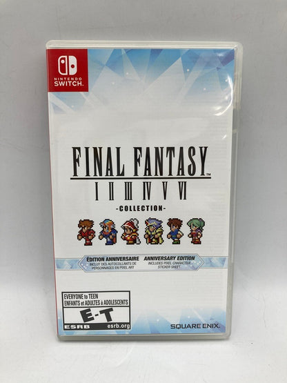 Nintendo Switch ソフト 海外版 ファイナルファンタジー 1-6 コレクション アニバーサリーエディション  北米版パッケージ 中古 D4