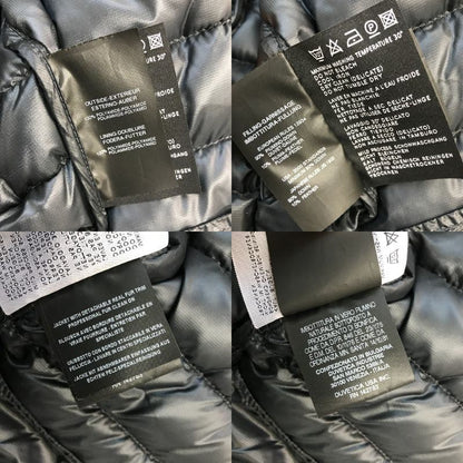 DUVETICA デュベティカ ダウンジャケット レディース ファー フード 細身 ショート丈 チャコールグレー 38サイズ 12934 中古 T1