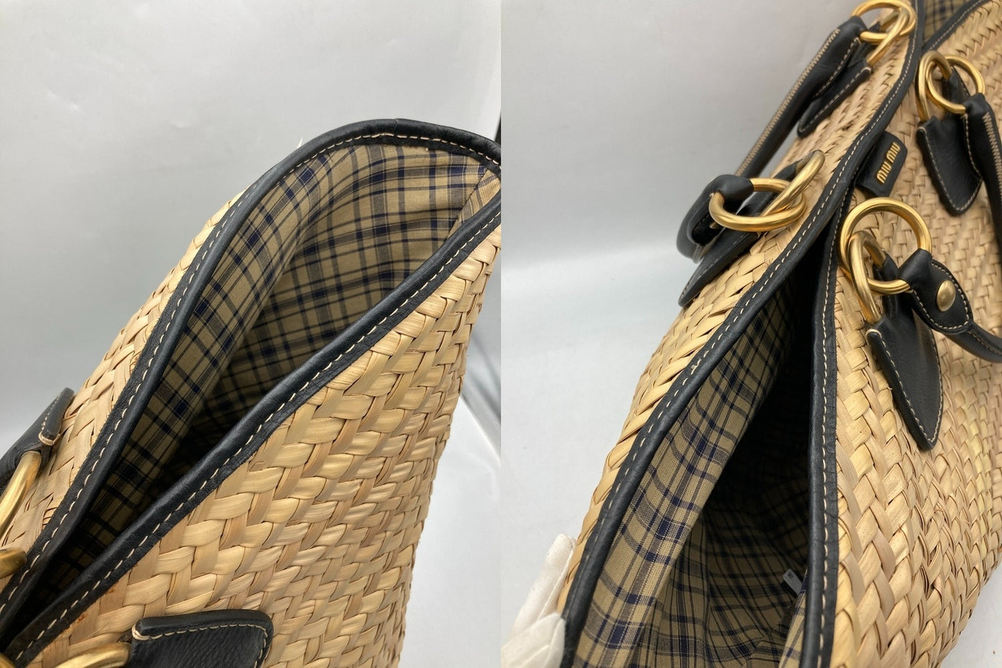 miumiu ミュウミュウ カゴバッグ 中古 D4