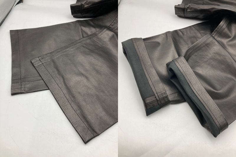 GRIFONI グリフォー二 シップス 牛革 レザーパンツ サイズ46 中古 D4