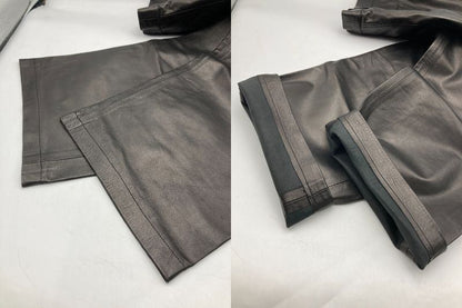 GRIFONI グリフォー二 シップス 牛革 レザーパンツ サイズ46 中古 D4