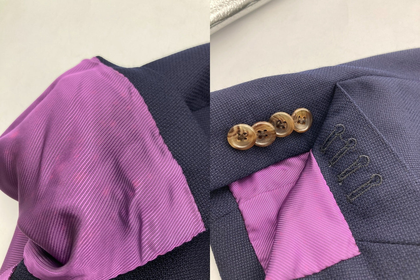 SHIPS MEASUREMENT CUSTOM ORDER シップス×カノニコ テーラードジャケット 中古 D4