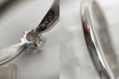 寺内宝飾 Pt900 1Pダイヤ 0.26ct リング 10号 中古 D4