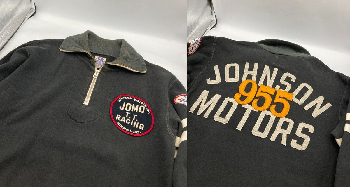 TOYS McCOY トイズマッコイ Johnson Motors ジョンソンモータース ハーフジップ スウェット サイズS メンズ 中古 D4