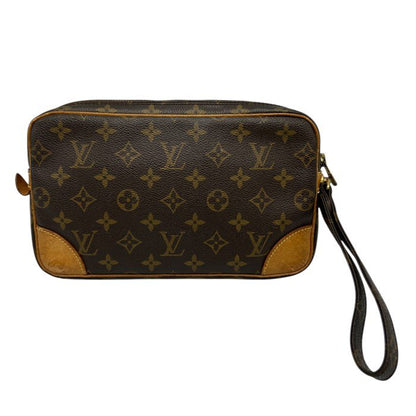 LOUIS VUITTON ルイヴィトン モノグラム マルリードラゴンヌ M51825 セカンドバッグ クラッチバッグ ブランド メンズ レディース 中古 W４