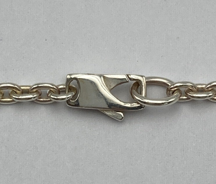 GUCCI グッチ Gモチーフ ネックレス シルバー925 ユニセックス 中古 D4