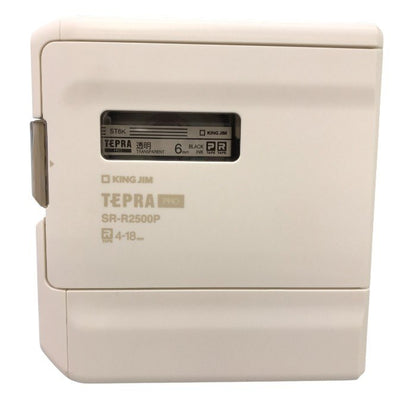 キングジム ラベルプリンター スマホ専用 「テプラ」PRO SR-R2500P (対応ラベル幅:4-18mm幅) 中古 Y1
