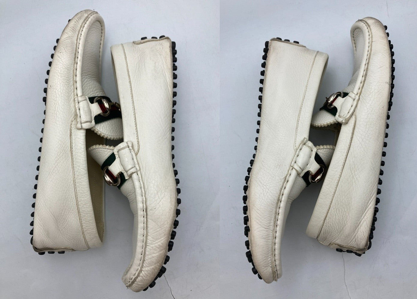 FIAT 500 by GUCCI フィアット×グッチ ホースビット ドライビングシューズ サイズ7.5 メンズ 中古 D4