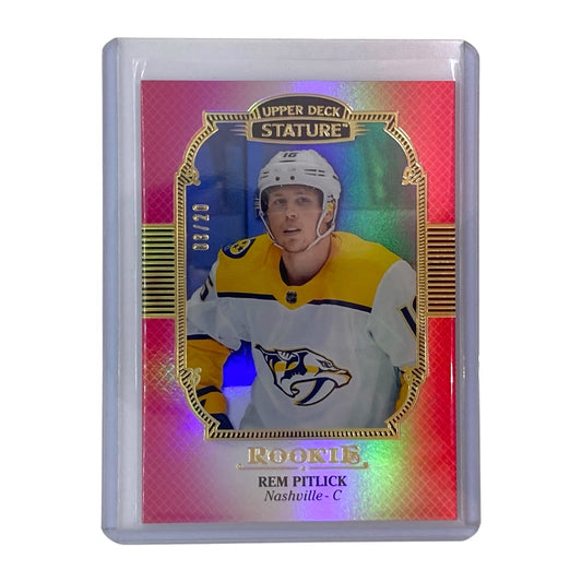 UPPER DECK NHLカード STATURE REM PITLICK NASHVILLE 08/20 #123 中古 IT2