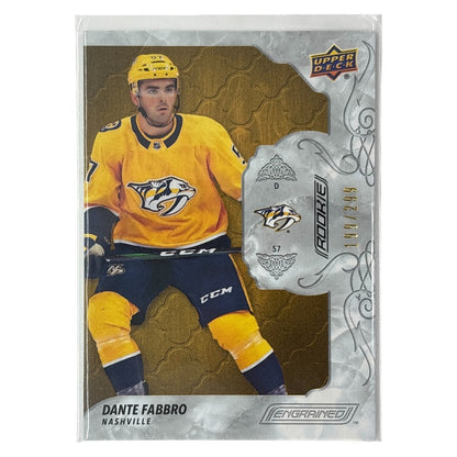 UPPER DECK NHLカード ENGRAINED DANTE FABBRO NASHVILLE PREDATORS /299 #97 中古 IT1