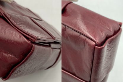 BOTTEGA VENETA CANDY CASSETTE  ボッテガヴェネタ キャンディカセット ショルダーバッグ バーガンディ 中古 D4