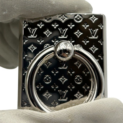 LOUIS VUITTON ルイヴィトン サポートテレフォン フォンリング スマートフォン アクセサリー M67285 シルバー スマホリング ブランド モノグラム 中古 W４