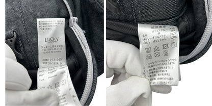 LUCKY 1934 POLBAN ADVANCE ポルバンアドバンス ヒップシート 抱っこ紐 P731015 デニムブラック シングルショルダー付 ラッキー ベビー用品 のせる抱っこひも 中古 W４