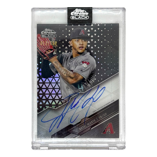 未開封品 TOPPS MLBカード CHROME BLACK KETEL MARTE ARIZONA DIAMONDBACKS 012/150 #CBA-KM 中古 IT1