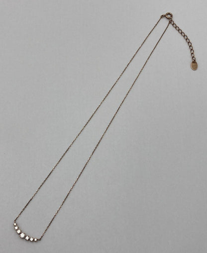 4℃ ヨンドシー シルバー 7石 ネックレス 中古 D4