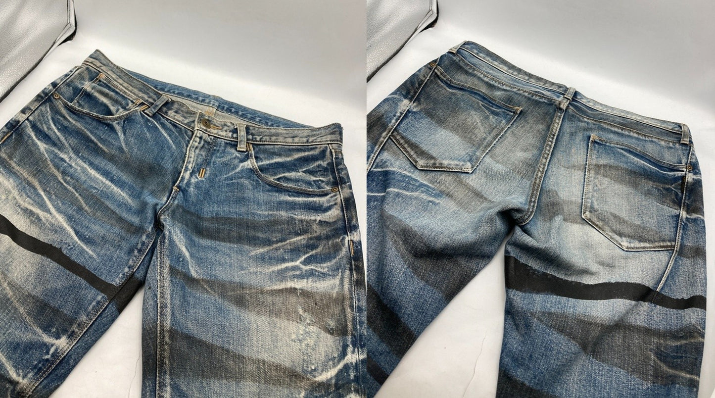 BLACKBARRETT by NEIL BARRETT ブラックバレット デニムパンツ サイズ3 メンズ 中古 D4