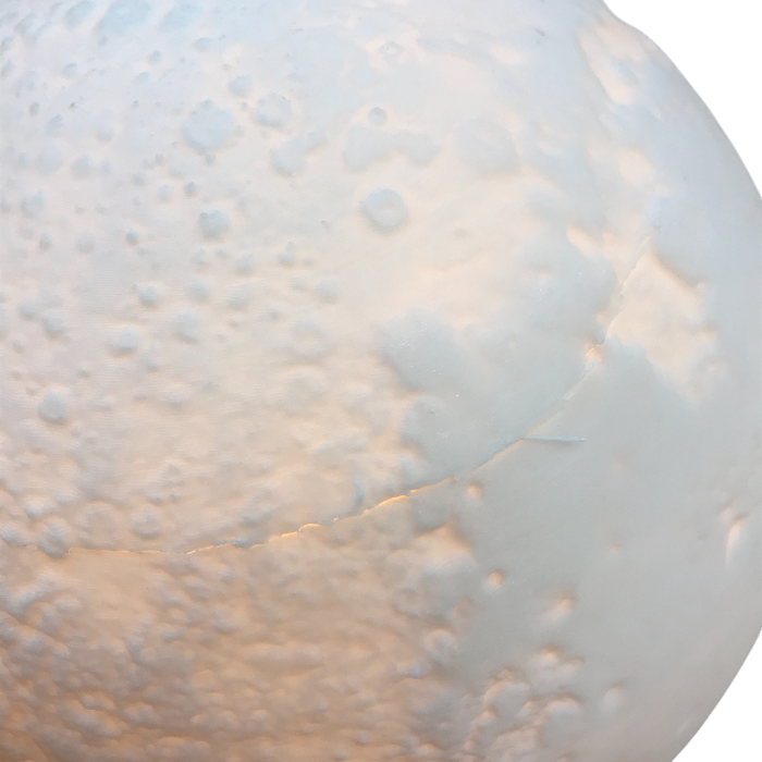 MOOCCI 浮遊 フローティング ムーンランプ ホワイト 磁気浮上 照明 ライト インテリア 間接照明 中古 T1