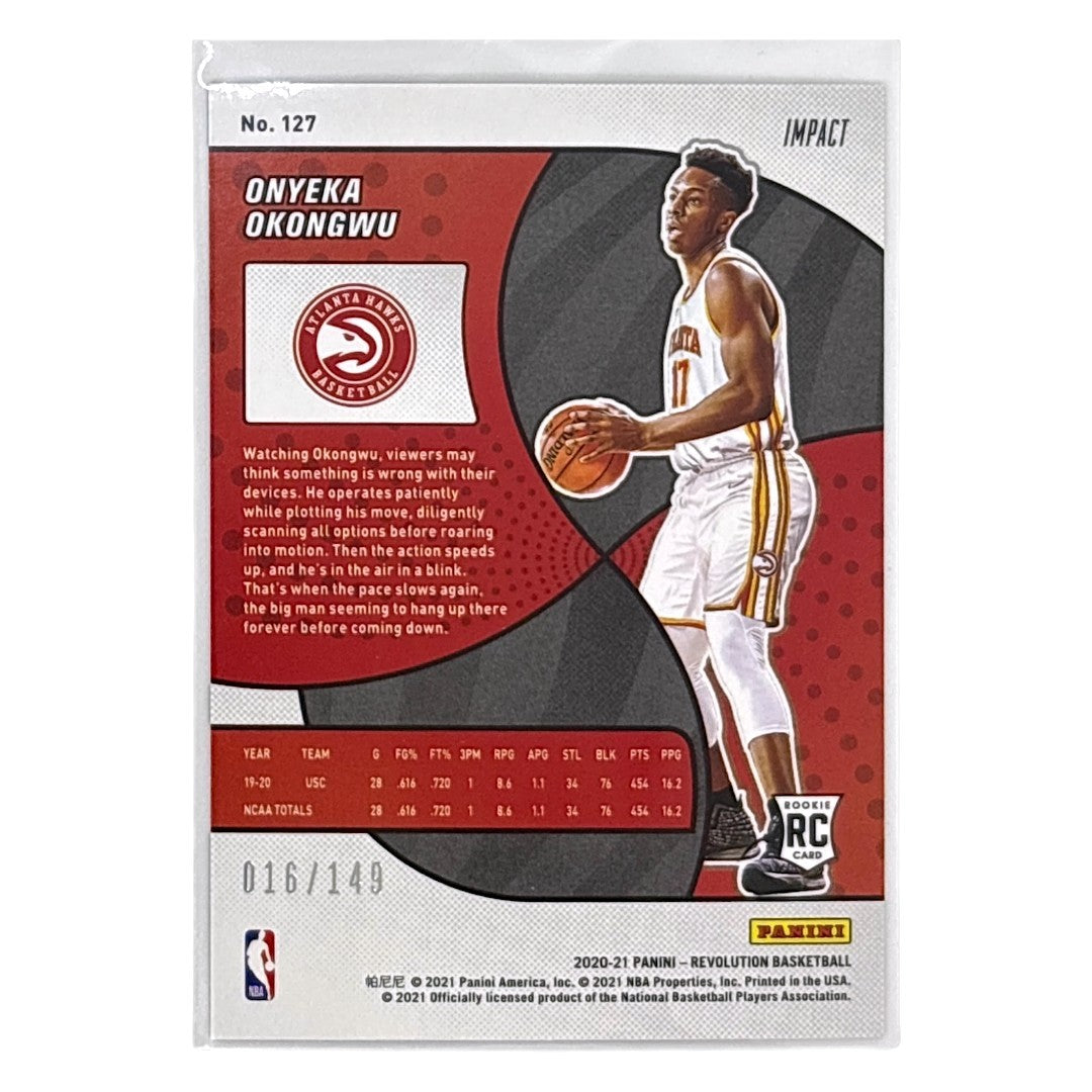 PANINI NBAカード REVOLUTION ONYEKA OKONGWU ATLANTA HAWKS /149 #127 中古 IT1