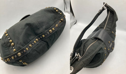 DIESEL ディーゼル スタッズ 2WAY ショルダーバッグ 中古 D4