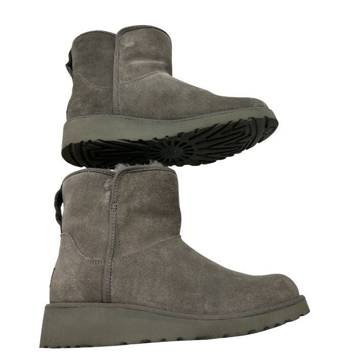 UGG Kristin アグ クリスティン ムートン クラシックブーツ 1125910 24cm 靴 シューズ 秋 冬 グレー レディース 中古 W４