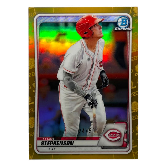 TOPPS MLBカード BOWMAN CHROME TYLER STEPHENSON CINCINNATI REDS /50 #BCP-228 中古 IT2