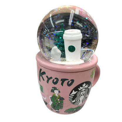 STARBUCKS スターバックス コレクタブルスノーグローブ＆マグ KYOTO 89ml 中古 Y1