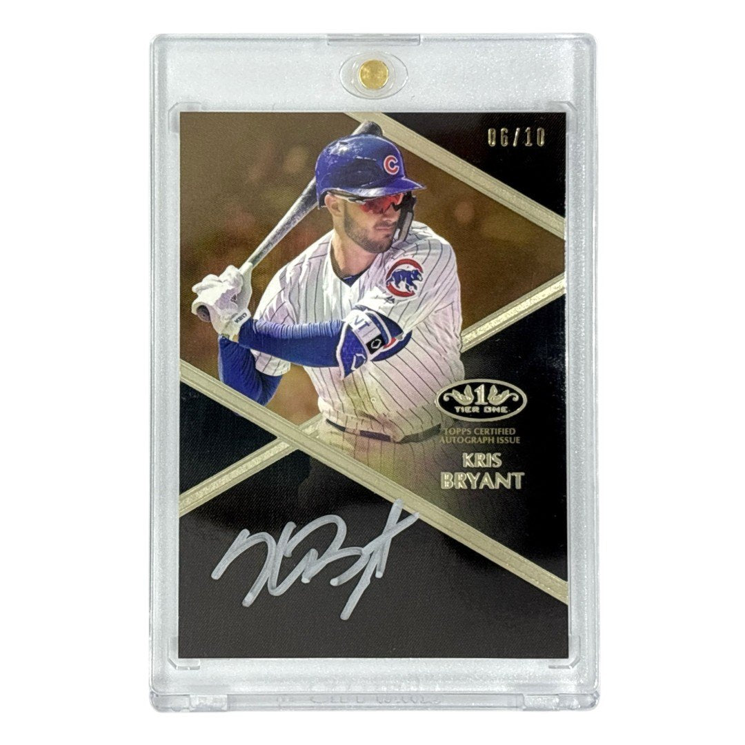 TOPPS MLBカード TIER ONE KRIS BRYANT CHICAGO CUBS /10 #T1A-KB 中古 IT1