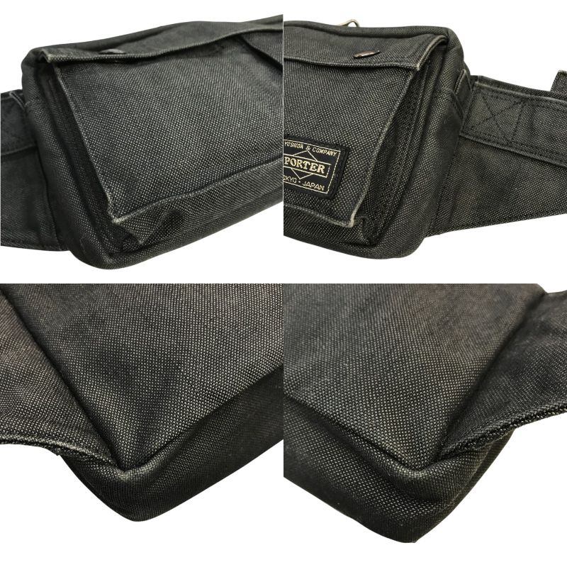 PORTER ポーター スモーキー ウエストバッグ ユニセックス SMOKY ショルダー ボディーバッグ ブラック 592-07507 中古 T1