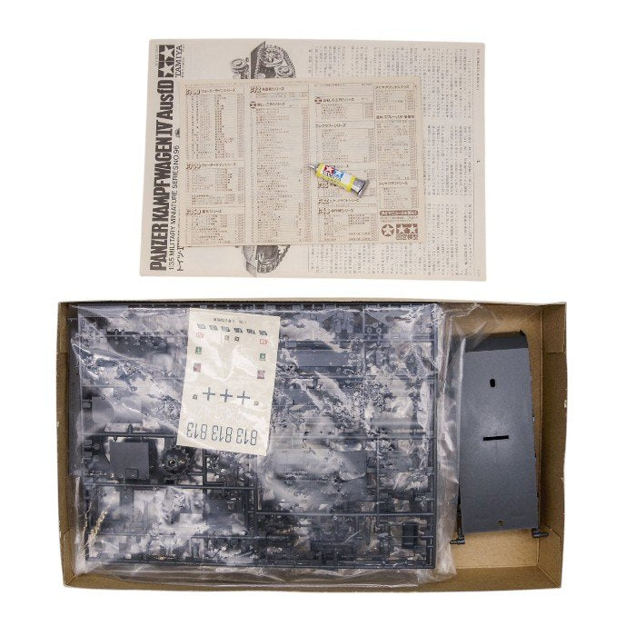 タミヤ 1/35 ミリタリーミニチュアシリーズ No.96 ドイツ陸軍 IV号戦車 D型 JANなし 35096 中古 a1